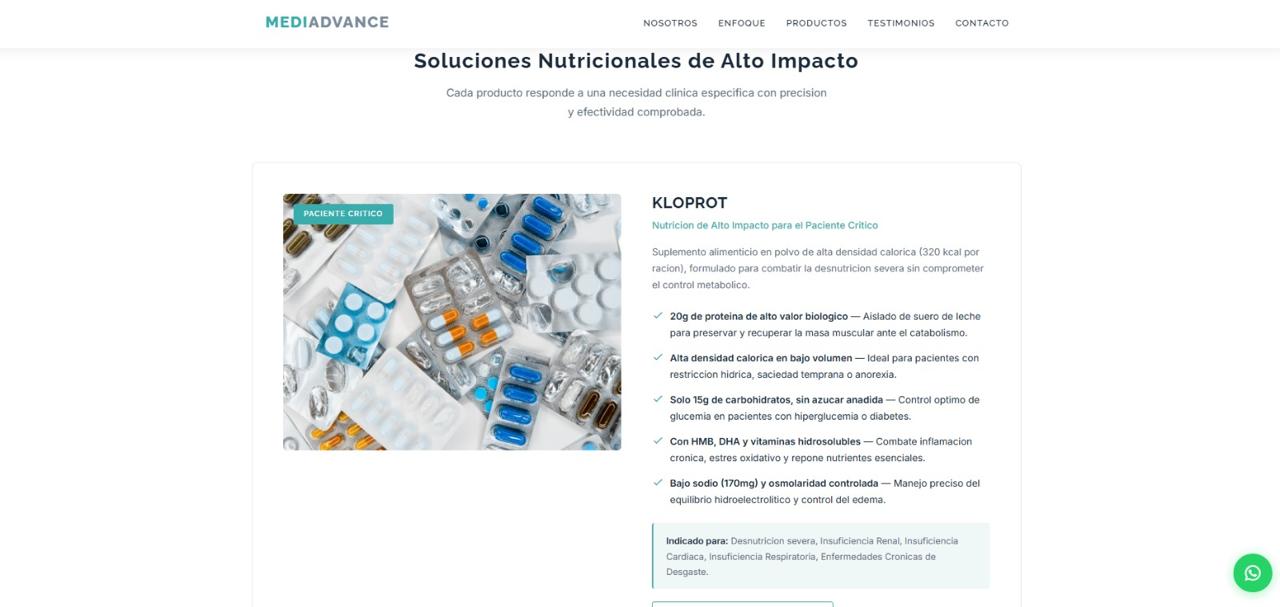 Soluciones de nutrición especializada en Ecuador